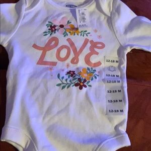 Baby girl onesie